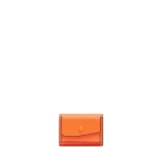 Valextra Small Wallet with Coin Holder in Lobster Red | Wallets & Purses | Luxury Shoes 