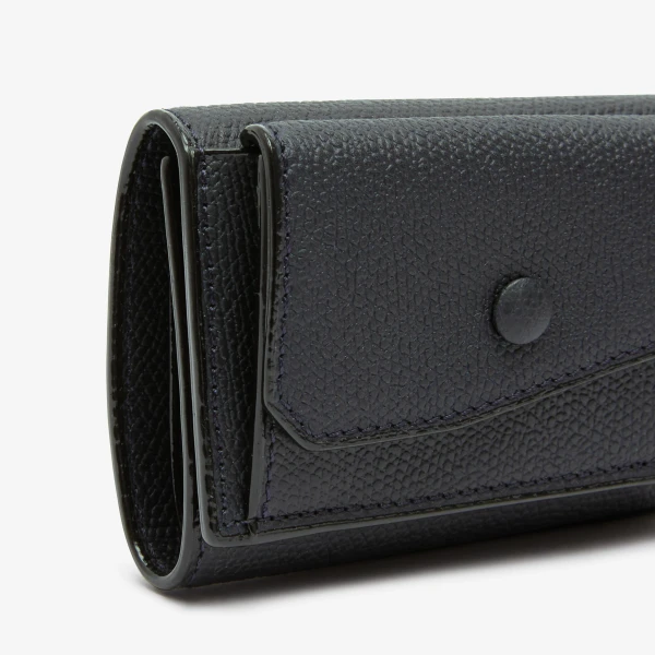 Valextra Small Wallet with Coin Holder in Night Blue | Wallets & Purses | Luxury Shoes 