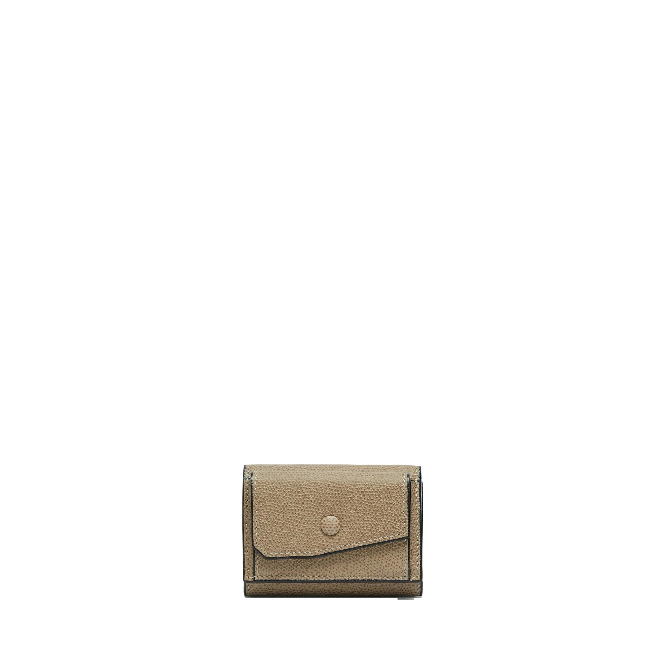 Valextra Small Wallet with Coin Holder in Oyster Brown Valextra Small Wallet with Coin Holder in Oyster Brown | Wallets & Purses | Luxury Shoes