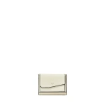 Valextra Small Wallet with Coin Holder in Pergamena White | Wallets & Purses | Luxury Shoes 