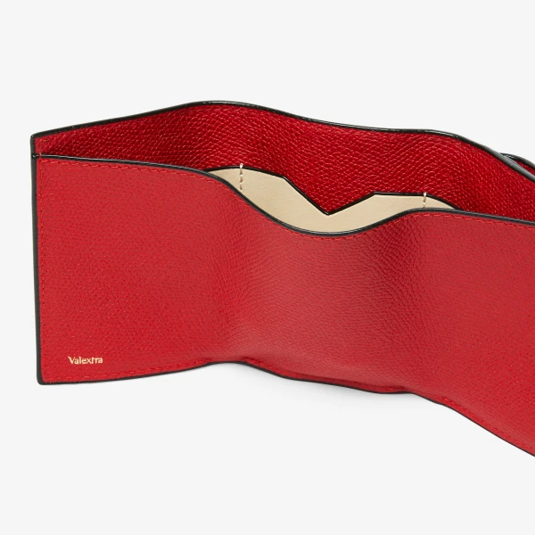 Valextra Small Wallet with Coin Holder in Red | Wallets & Purses | Luxury Shoes 