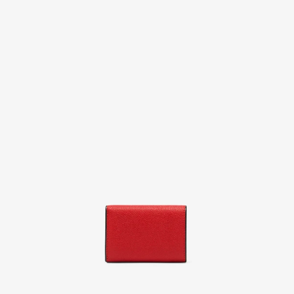 Valextra Small Wallet with Coin Holder in Red | Wallets & Purses | Luxury Shoes 