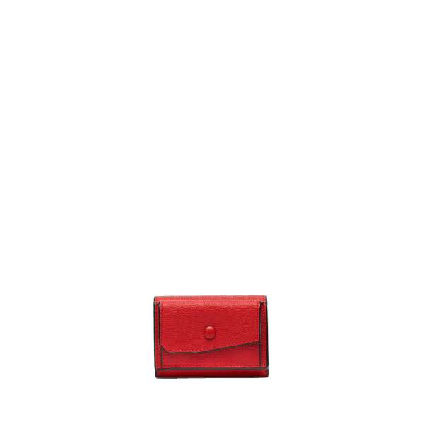 Valextra Small Wallet with Coin Holder in Red | Wallets & Purses | Luxury Shoes 