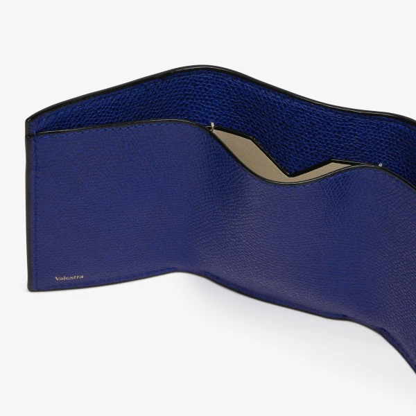 Valextra Small Wallet with Coin Holder in Royal Blue | Wallets & Purses | Luxury Shoes 