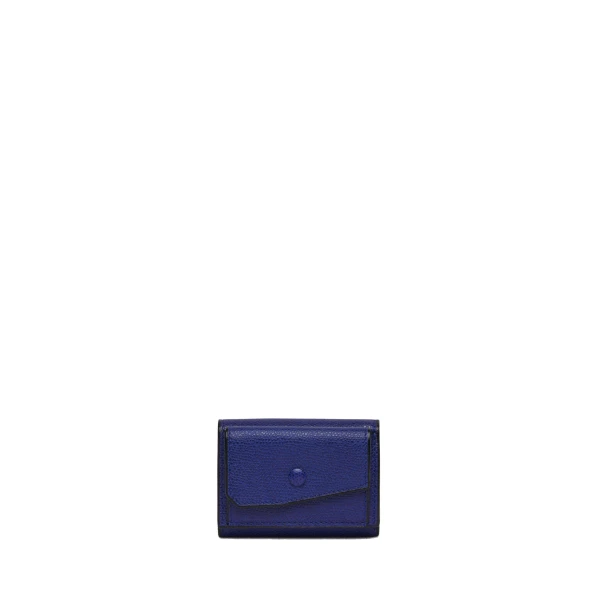 Valextra Small Wallet with Coin Holder in Royal Blue | Wallets & Purses | Luxury Shoes 