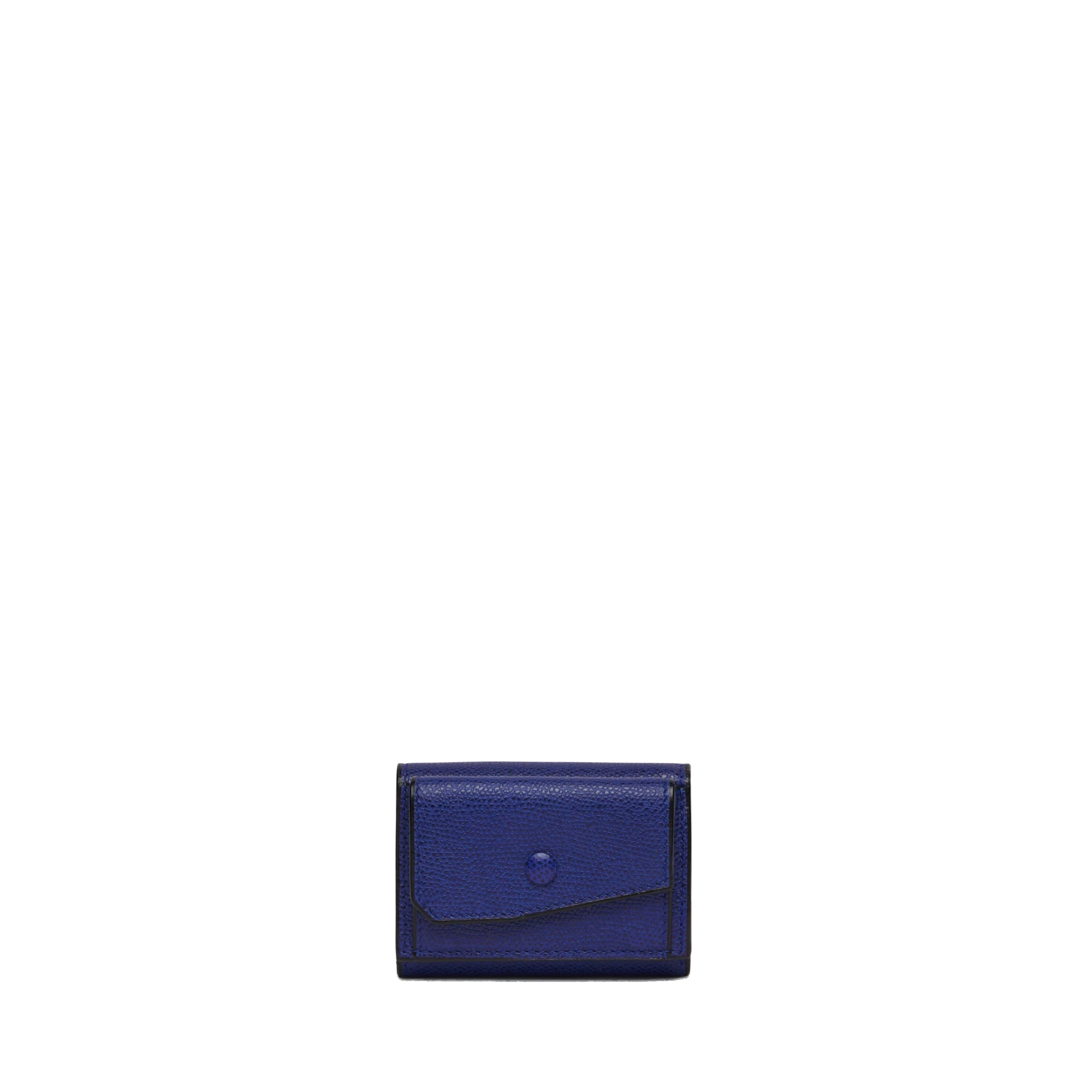 Valextra Small Wallet with Coin Holder in Royal Blue Valextra Small Wallet with Coin Holder in Royal Blue | Wallets & Purses | Luxury Shoes