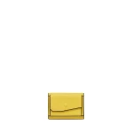 Valextra Small Wallet with Coin Holder in Yellow | Wallets & Purses | Luxury Shoes 