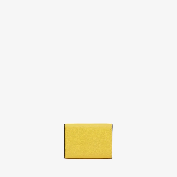 Valextra Small Wallet with Coin Holder in Yellow | Wallets & Purses | Luxury Shoes 