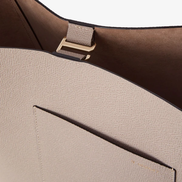 Valextra Soft Bucket Medium Bag in Nude Pink | Bucket Bags | Luxury Shoes 