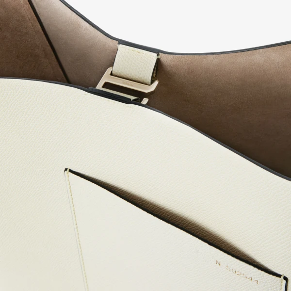 Valextra Soft Bucket Medium Bag in Pergamena White | Bucket Bags | Luxury Shoes 