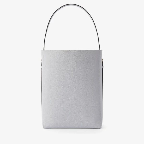 Valextra Soft Bucket Medium Bag in Stone Grey | Bucket Bags | Luxury Shoes 
