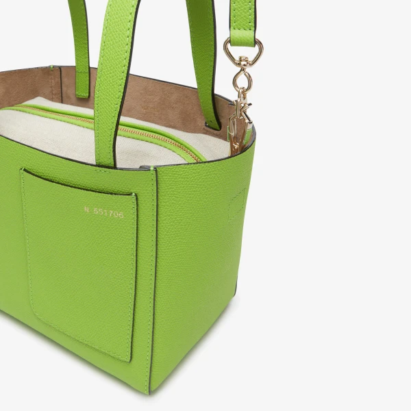 Valextra Soft Bucket Micro Bag in Apple Green | Bucket Bags | Luxury Shoes 