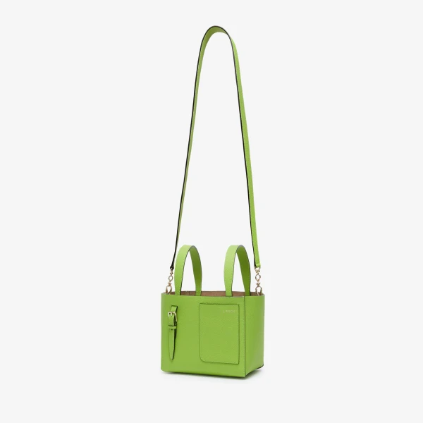 Valextra Soft Bucket Micro Bag in Apple Green | Bucket Bags | Luxury Shoes 