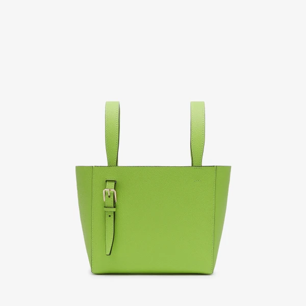 Valextra Soft Bucket Micro Bag in Apple Green | Bucket Bags | Luxury Shoes 