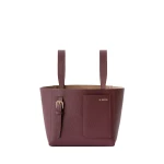 Valextra Soft Bucket Micro Bag in Claret Red | Bucket Bags | Luxury Shoes 