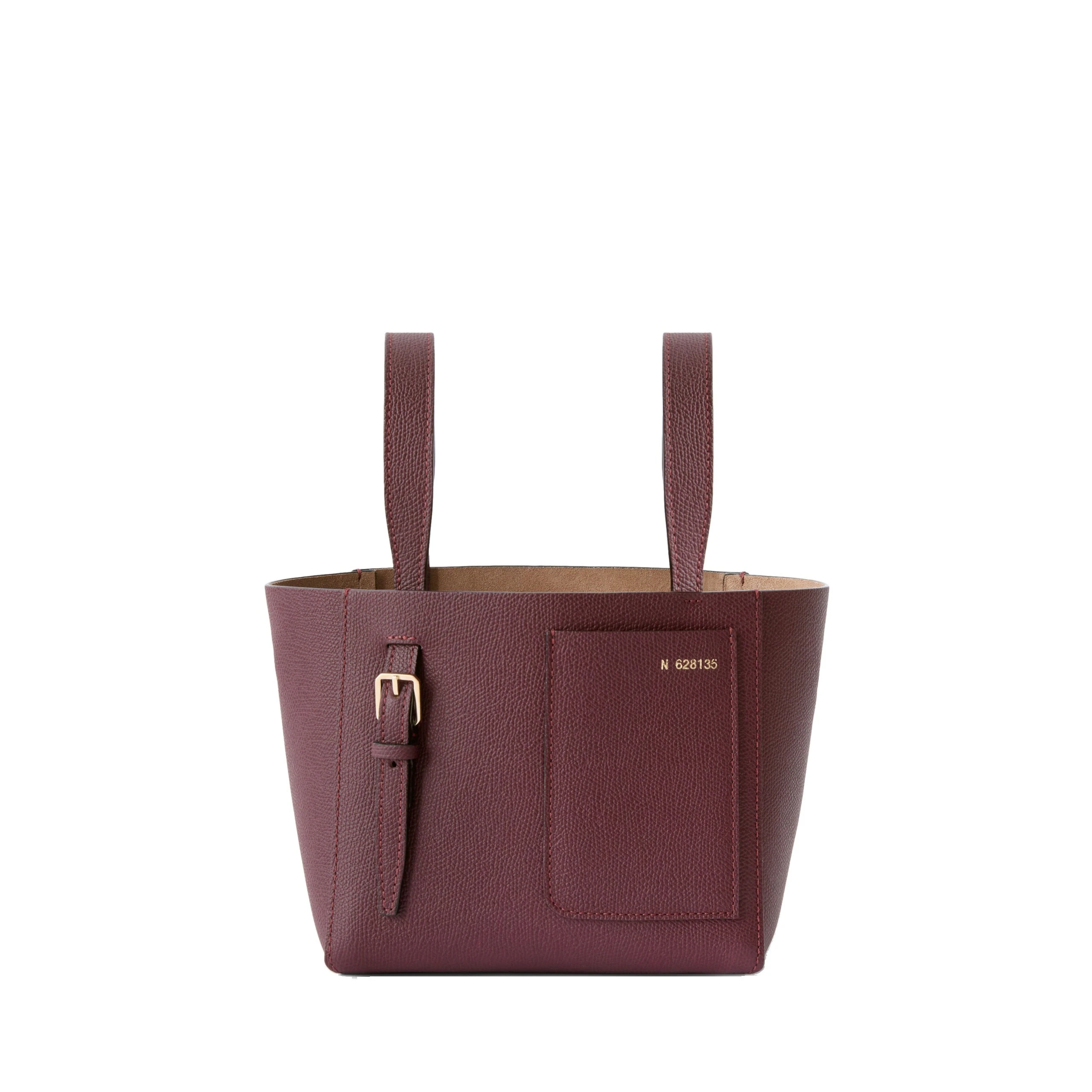 Valextra Soft Bucket Micro Bag in Claret Red Valextra Soft Bucket Micro Bag in Claret Red | Bucket Bags | Luxury Shoes