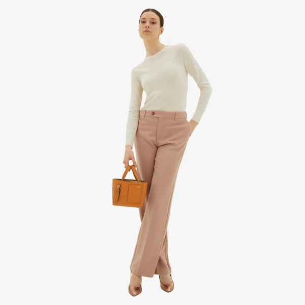 Valextra Soft Bucket Micro Bag in Havana Brown | Bucket Bags | Luxury Shoes 