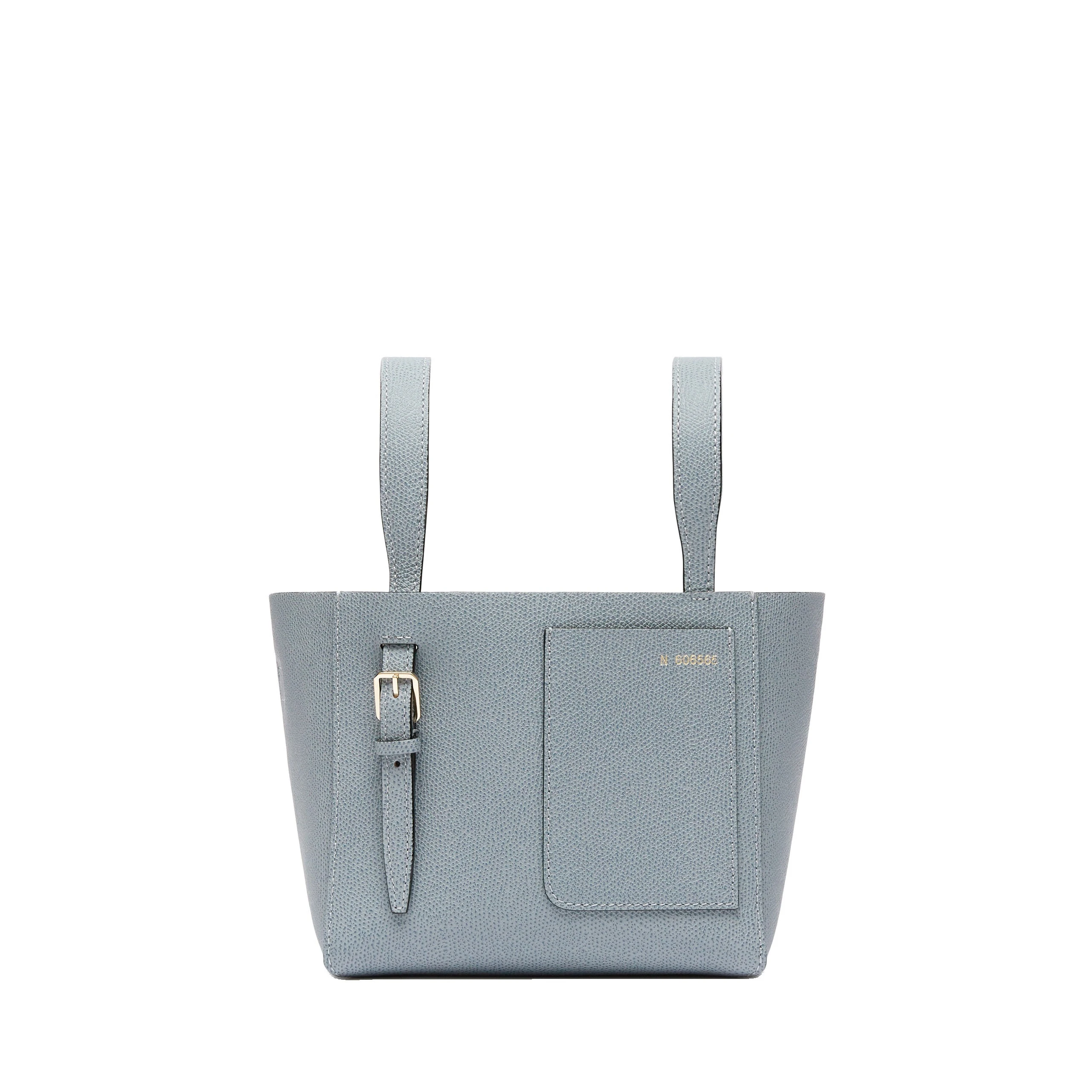 Valextra Soft Bucket Micro Bag in Niagara Blue Valextra Soft Bucket Micro Bag in Niagara Blue | Bucket Bags | Luxury Shoes