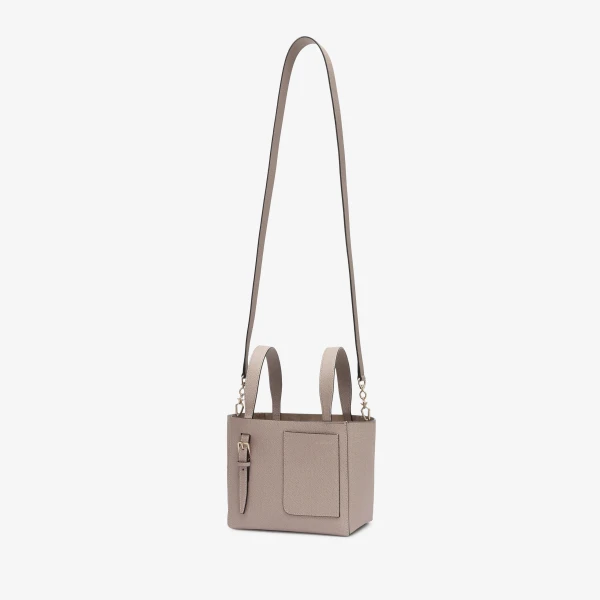 Valextra Soft Bucket Micro Bag in Nude Pink | Bucket Bags | Luxury Shoes 