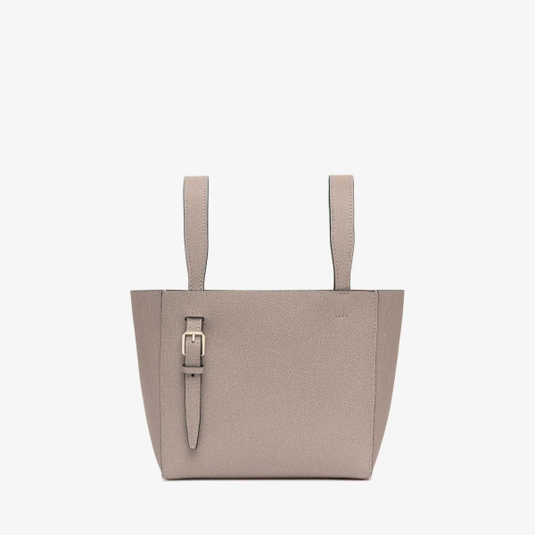 Valextra Soft Bucket Micro Bag in Nude Pink | Bucket Bags | Luxury Shoes 