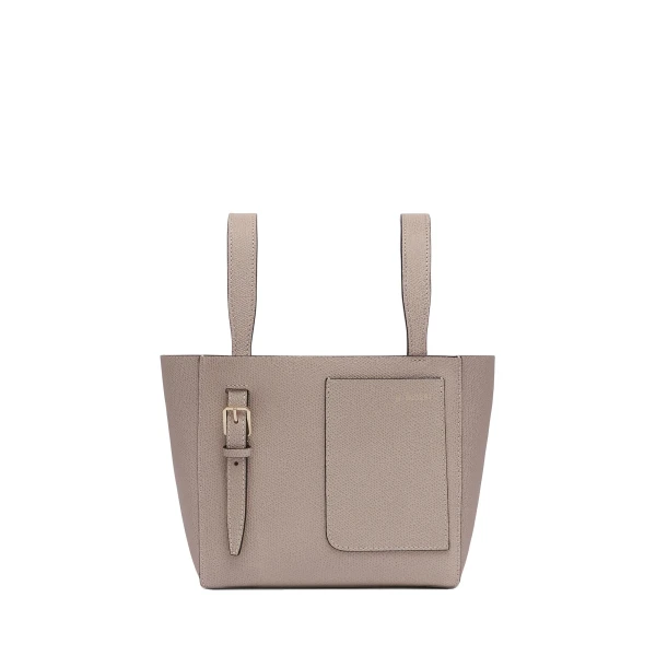 Valextra Soft Bucket Micro Bag in Nude Pink | Bucket Bags | Luxury Shoes 