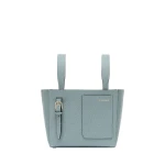 Valextra Soft Bucket Micro Bag in Smokey Blue | Bucket Bags | Luxury Shoes 
