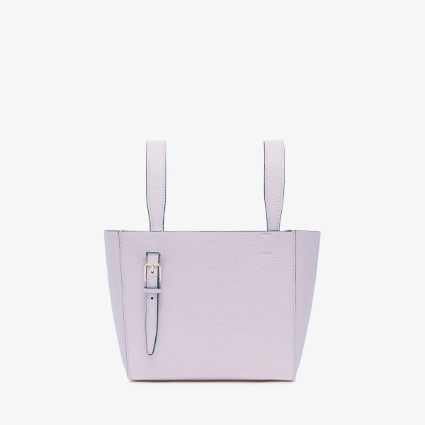Valextra Soft Bucket Micro Bag in Wisteria Pink | Bucket Bags | Luxury Shoes 