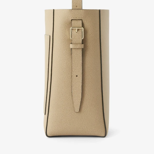 Valextra Soft Bucket Mini Bag in Cashmere Beige | Bucket Bags | Luxury Shoes 