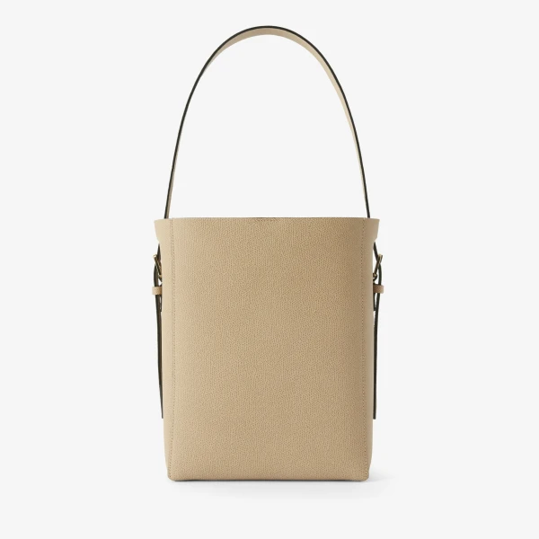 Valextra Soft Bucket Mini Bag in Cashmere Beige | Bucket Bags | Luxury Shoes 