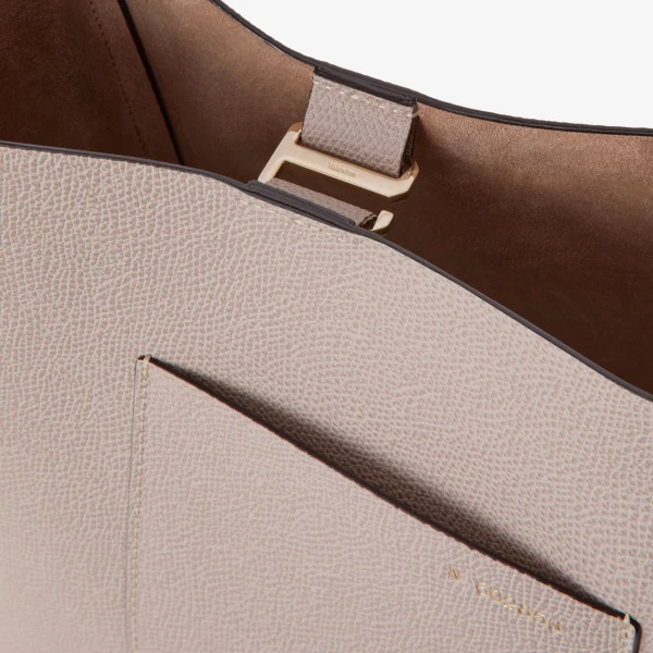 Valextra Soft Bucket Mini Bag in Nude Pink | Bucket Bags | Luxury Shoes 