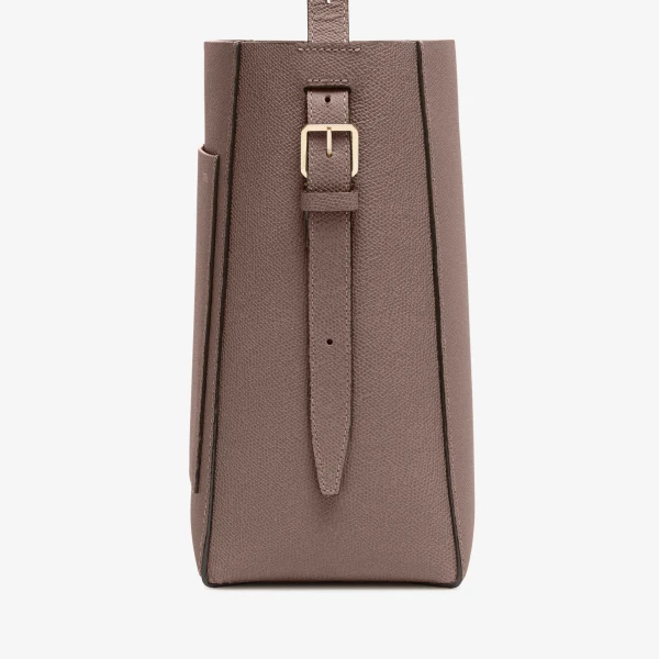 Valextra Soft Bucket Mini Bag in Sahara Brown | Bucket Bags | Luxury Shoes 