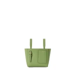 Valextra Soft Bucket Nano Bag in Aloe Green | Bucket Bags | Luxury Shoes 