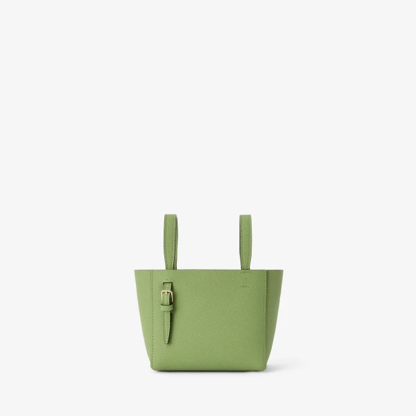 Valextra Soft Bucket Nano Bag in Aloe Green | Bucket Bags | Luxury Shoes 