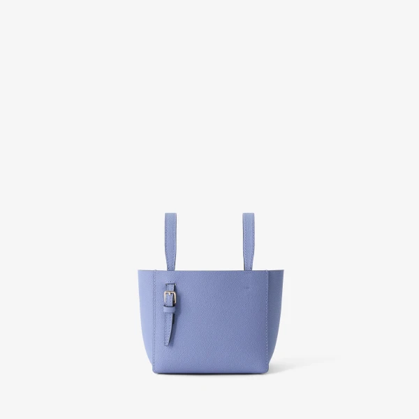 Valextra Soft Bucket Nano Bag in Hydrangea Blue | Bucket Bags | Luxury Shoes 