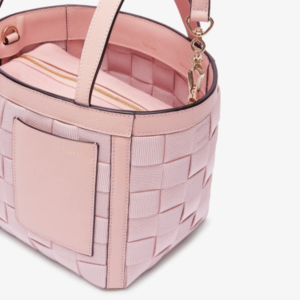 Valextra Soft Picnic Bucket Micro Bag in Peony Pink | Bucket Bags | Luxury Shoes 