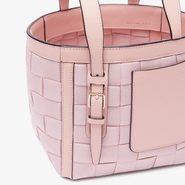 Valextra Soft Picnic Bucket Micro Bag in Peony Pink | Bucket Bags | Luxury Shoes 