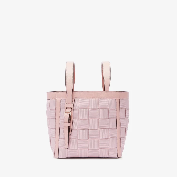 Valextra Soft Picnic Bucket Micro Bag in Peony Pink | Bucket Bags | Luxury Shoes 