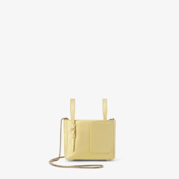 Valextra Soft Satin Bucket Nano Bag in Mimosa Yellow | Bucket Bags | Luxury Shoes 