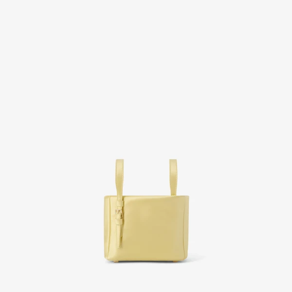 Valextra Soft Satin Bucket Nano Bag in Mimosa Yellow | Bucket Bags | Luxury Shoes 