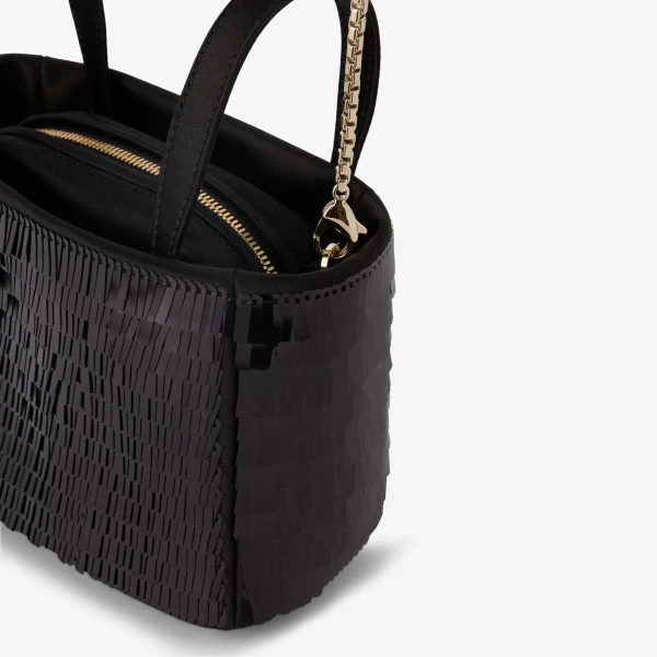 Valextra Soft Shine Bucket Nano Bag in Black | Bucket Bags | Luxury Shoes 