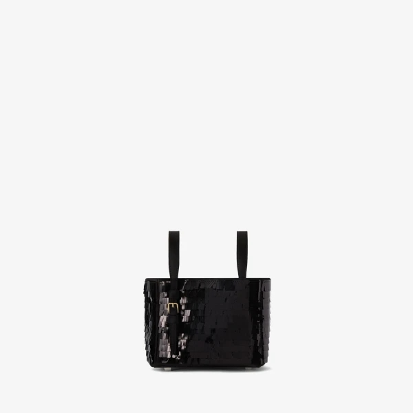 Valextra Soft Shine Bucket Nano Bag in Black | Bucket Bags | Luxury Shoes 