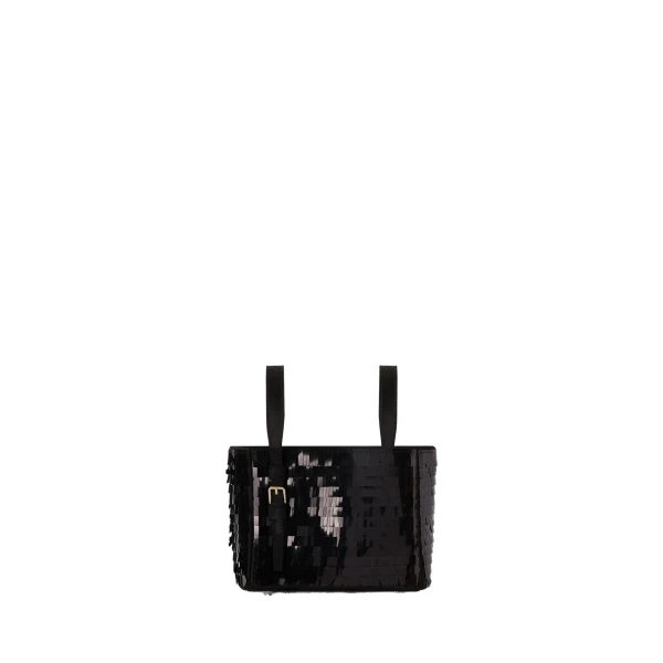 Valextra Soft Shine Bucket Nano Bag in Black | Bucket Bags | Luxury Shoes 