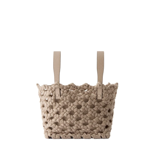 Soft Sportami Via Bucket Micro Bag in Nude Pink