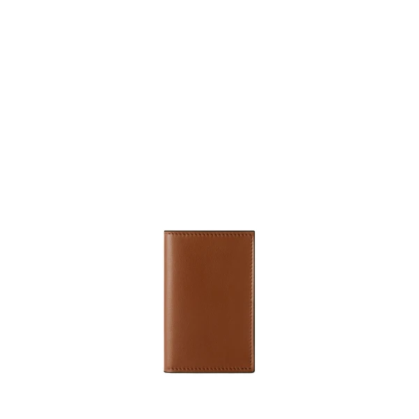 Valextra Sublime Card Case Onda in Chocolate Brown | Cases | Luxury Shoes 