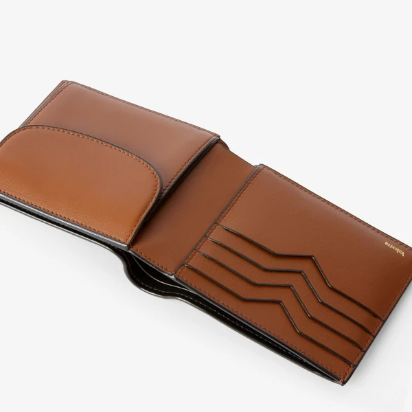 Valextra Sublime Wallet 4CC with Coin Holder in Chocolate Brown | Wallets & Purses | Luxury Shoes 