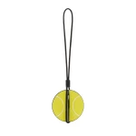 Valextra Tennis Ball Charm in Lime Yellow, Pergamena White and Black | Bag charms | Luxury Shoes 