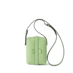 Valextra Tric Trac Bag in Aloe Green | Shoulder & Crossbody Bags | Luxury Shoes 