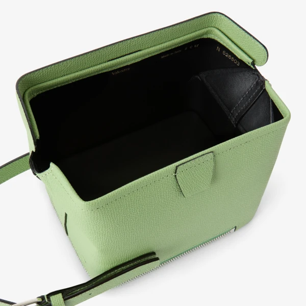 Valextra Tric Trac Bag in Aloe Green | Shoulder & Crossbody Bags | Luxury Shoes 