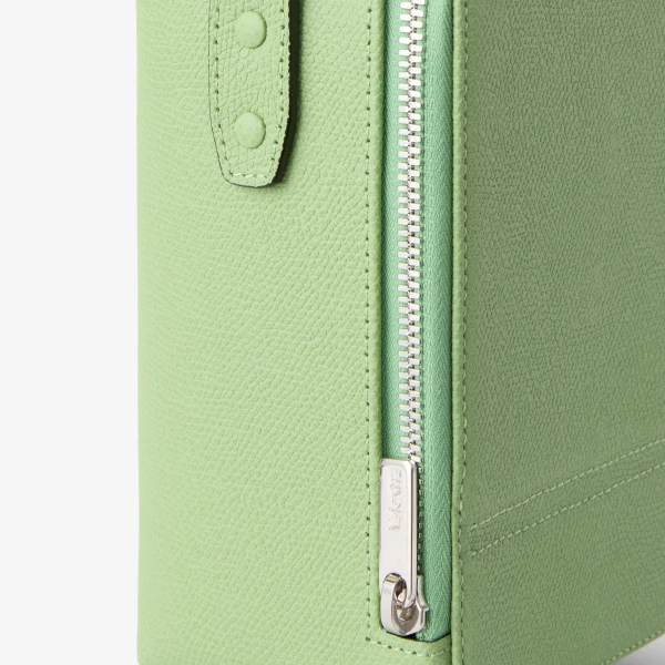 Valextra Tric Trac Bag in Aloe Green | Shoulder & Crossbody Bags | Luxury Shoes 