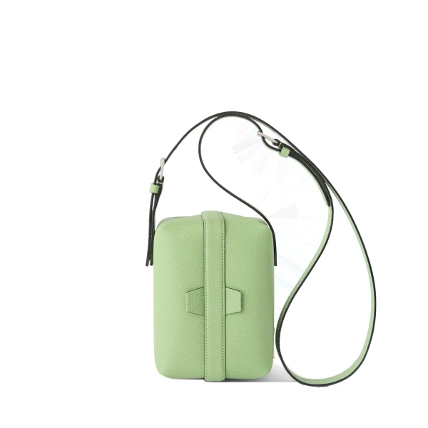 Valextra Tric Trac Bag in Aloe Green | Shoulder & Crossbody Bags | Luxury Shoes 